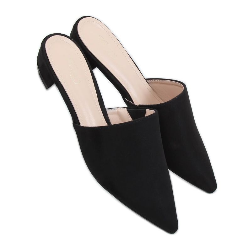 Papuci de migdale negri MM-799 Negru