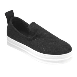 Adidași Slip Slip On negri Love Slip On SK73 negru
