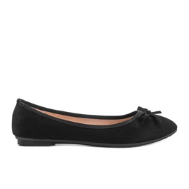 Ballerine negre cu arc Angelina negru