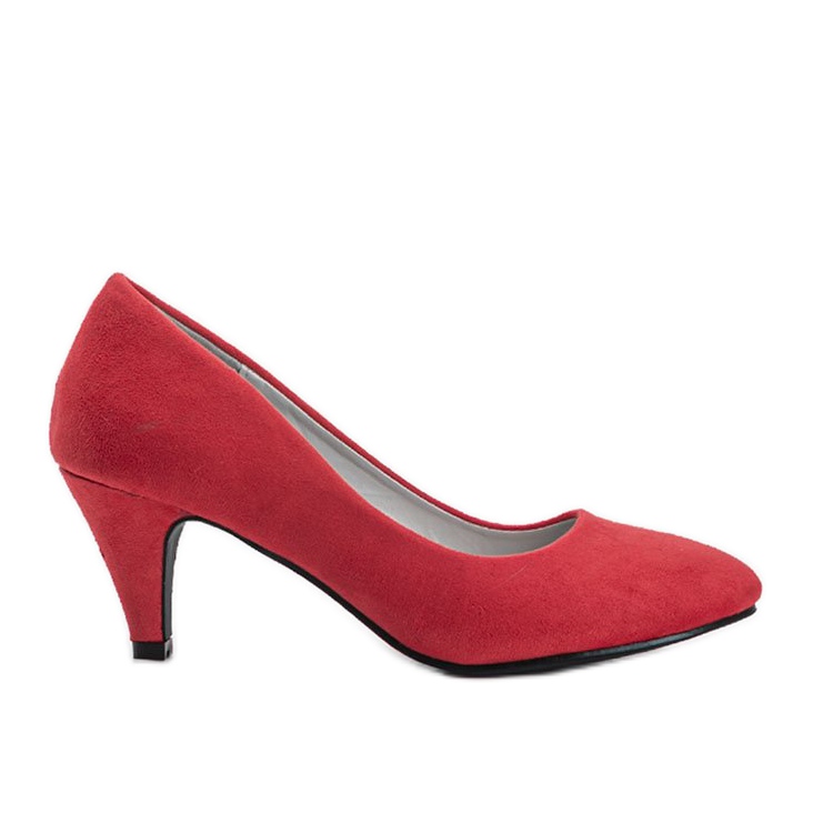 Pompele roșii din piele ecologică Karissa roșu