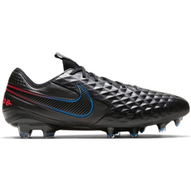 Pantofi de fotbal Nike Tiempo Legend 8 Elite Fg negru AT5293 090 Pantofi de fotbal Nike Tiempo Legend 8 Elite Fg negru AT5293 090