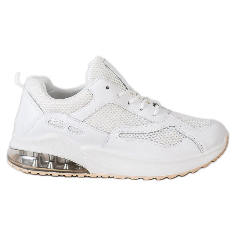 SHELOVET Adidași albi cu plasă