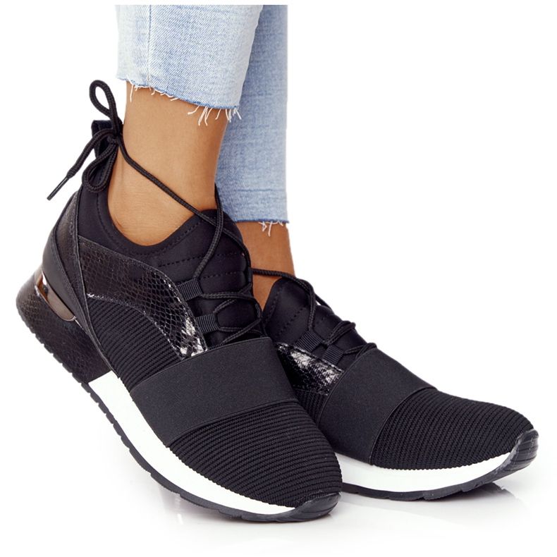 FB2 Încălțăminte sport pentru femei Adidași Negru Netta