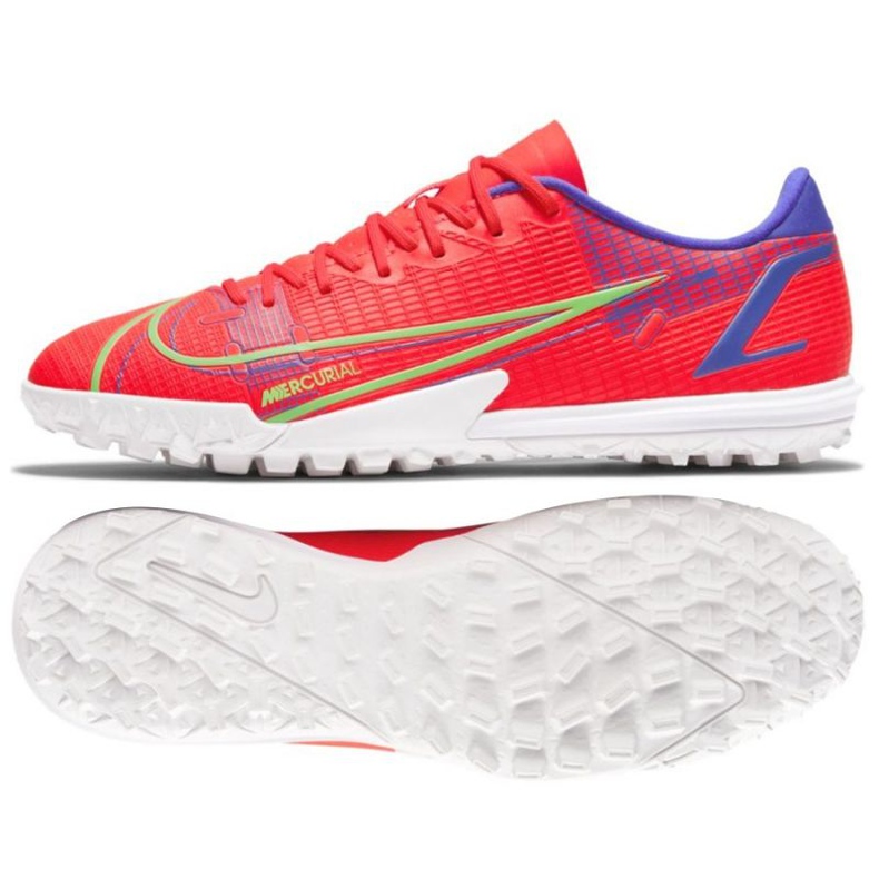 Pantofi de fotbal Nike Mercurial Vapor 14 Academy Tf M CV0978 600 roșu portocale si rosii