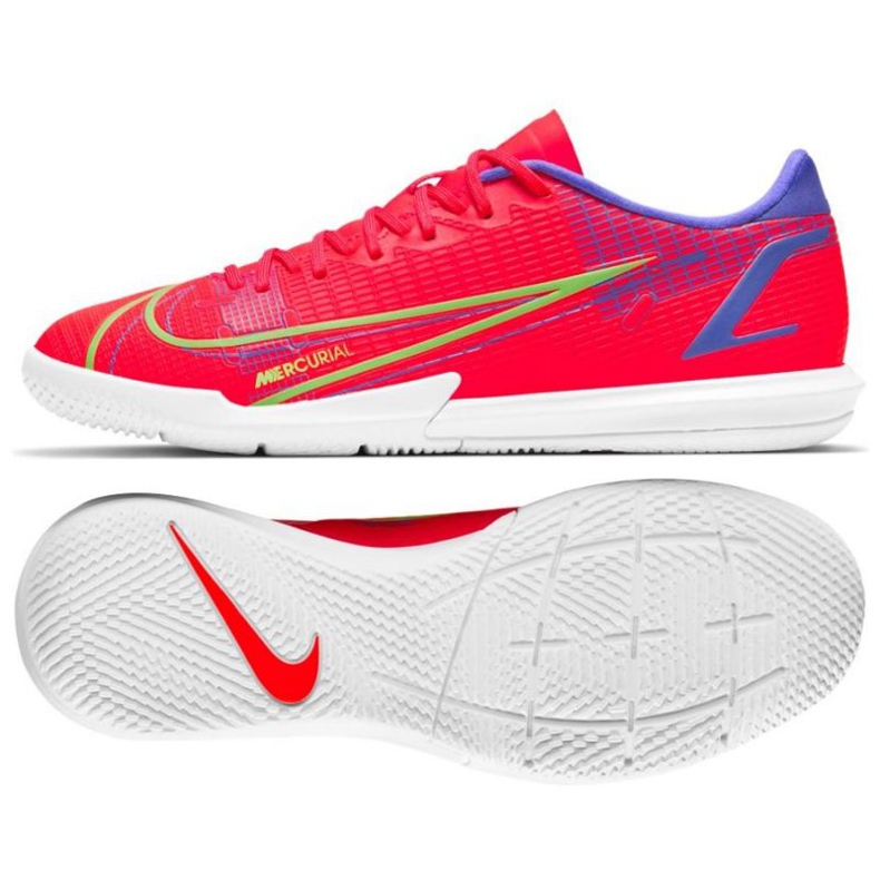 Pantofi de fotbal Nike Mercurial Vapor 14 Academy Ic CV0973 600 roșu portocale si rosii