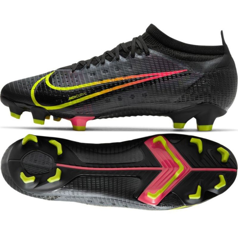 Pantofi de fotbal Nike Mercurial Vapor 14 Pro Fg M CU5693 090 multicolor negru Pantofi de fotbal Nike Mercurial Vapor 14 Pro Fg M CU5693 090 multicolor negru