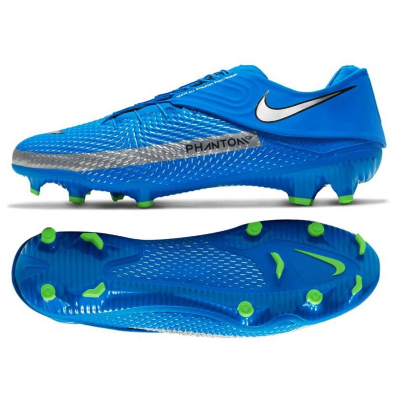 Pantofi de fotbal Nike Phantom Gt Academy Flyease Mg M DA2835 400 albastru albastru