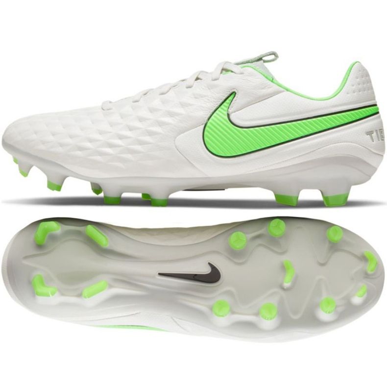 Ghete de fotbal Nike Tiempo Legend 8 Pro Fg M AT6133 030 alb alb