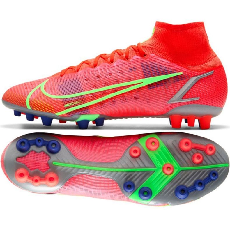 Pantofi de fotbal Nike Mercurial Superfly 8 Elite Ag M CV0956 600 roșu roșu