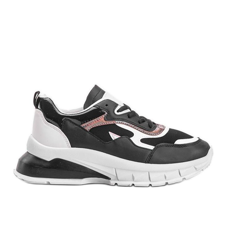 Adidași negri cu talpă groasă Kristen negru