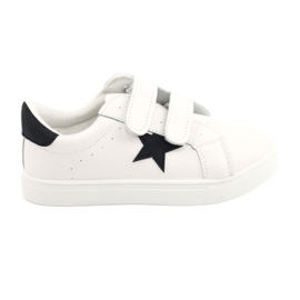 Evento Star News 21DZ26-3932 Tenisi cu velcro, albi