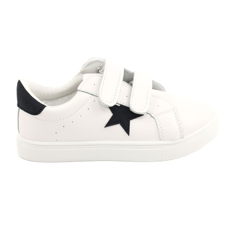 Evento Star News 21DZ26-3932 Tenisi cu velcro, albi Evento Star News 21DZ26-3932 Tenisi cu velcro, albi