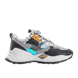 Adidași negri Holly alb negru