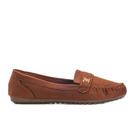 Mocasini din piele de căprioară maro Maryam Mocasini din piele de căprioară maro Maryam