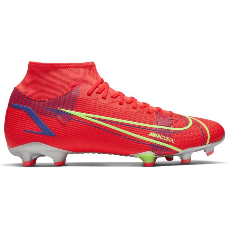 Pantof de fotbal Nike Mercurial Superfly 8 Academy FG / MG CV0843 600 roșu roșu