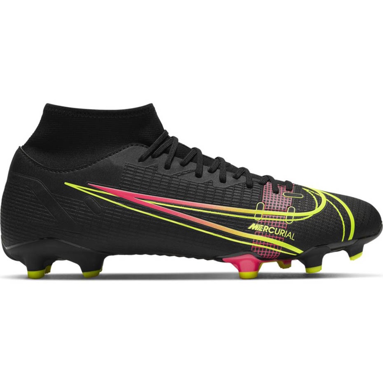 Pantofi de fotbal Nike Mercurial Superfly 8 Academy FG / MG CV0843 090 negru negru