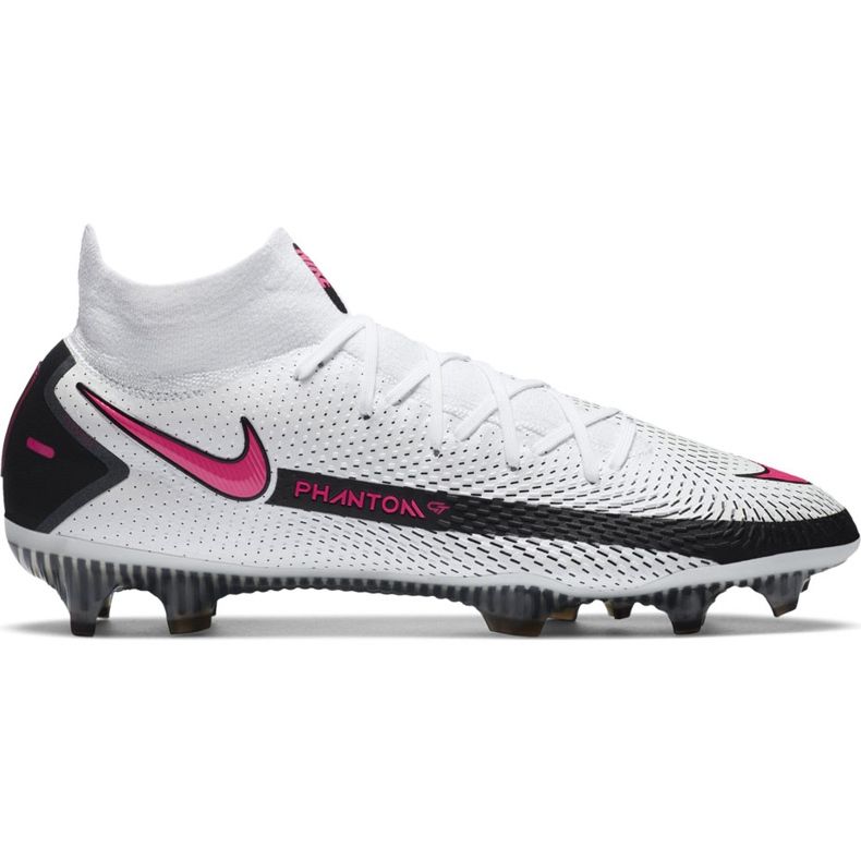 Pantof de fotbal Nike Phantom Gt Elite Df Fg CW6589 160 alb alb