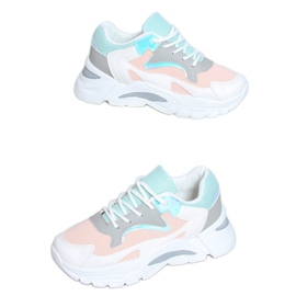 Pantofi sport multicolori YL-25 White Pink alb roz Pantofi sport multicolori YL-25 White Pink alb roz