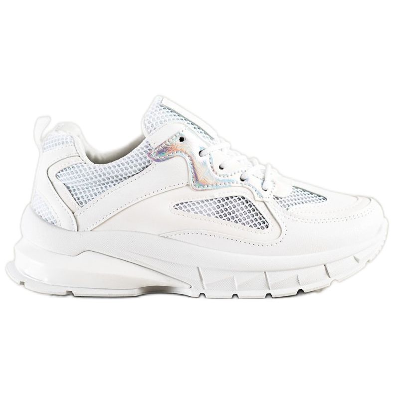 SHELOVET Adidași albi pe platformă