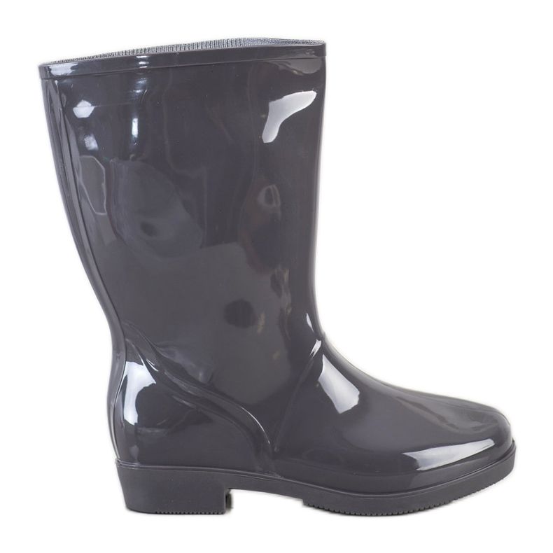 SHELOVET Wellies High Shiny gri
