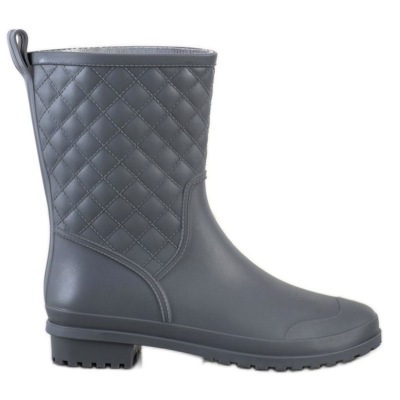 SHELOVET Galosuri matlasate la modă gri