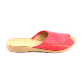 Befado pantofi dama papuci 254d008 papuci roșu Befado pantofi dama papuci 254d008 papuci roșu