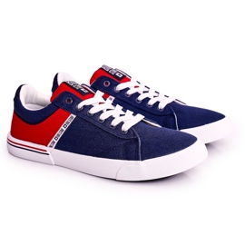 Adidași pentru bărbați Big Star FF174137 Albastru-Roșu roşu albastru marin