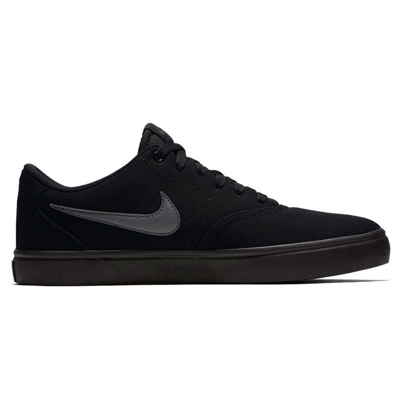 Pantofi bărbați Nike Sb Check Solar Cnvs negru 843896 002 gri