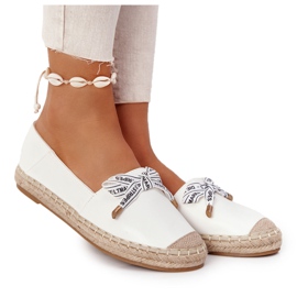 S.Barski Espadrile pe talpă de paie alb S. Bararski S.Barski Espadrile pe talpă de paie alb S. Bararski