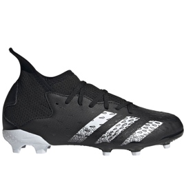 Ghete de fotbal Adidas Predator Freak.3 Fg Junior FY1031 negru negru