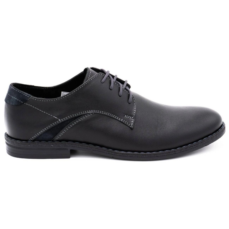 Lukas Pantofi bărbați eleganți 253LU negri negru Lukas Pantofi bărbați eleganți 253LU negri negru