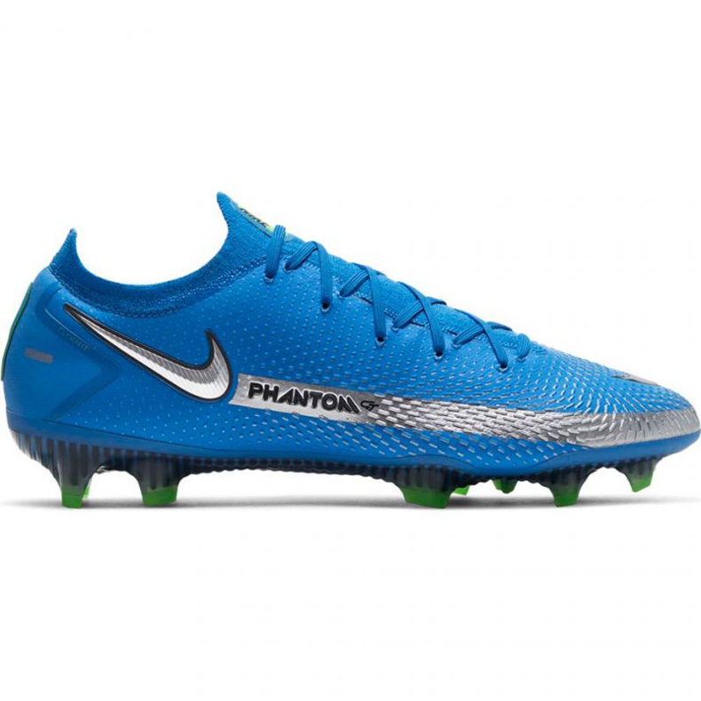 Pantof de fotbal Nike Phantom Gt Elite Fg M CK8439 400 albastru albastru