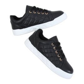 Adidași de dama negri matlasați BL232P Negru Adidași de dama negri matlasați BL232P Negru