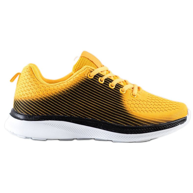 Bona Adidași sportivi ușori negru galben