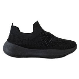 Renda Adidași negri cu cristale negru Renda Adidași negri cu cristale negru