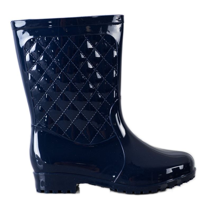 Bona Welly matlasat Wellies albastru marin