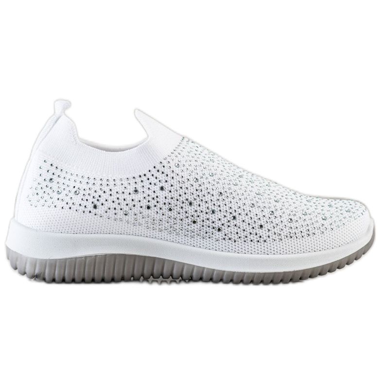 Renda Adidași alunecați pentru primăvară alb