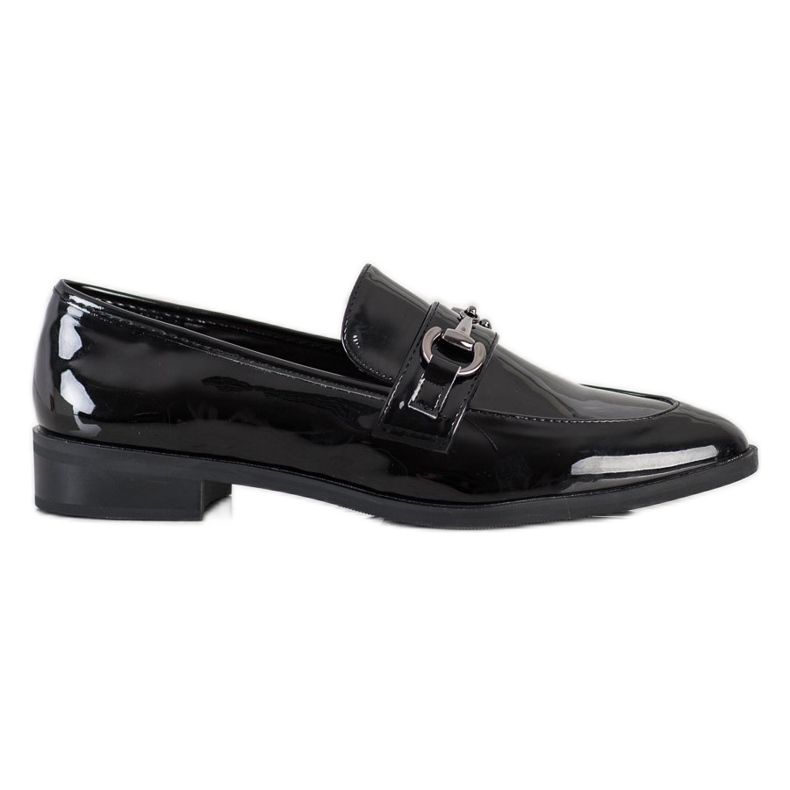 S. BARSKI Mocasini eleganți în Spitz negru