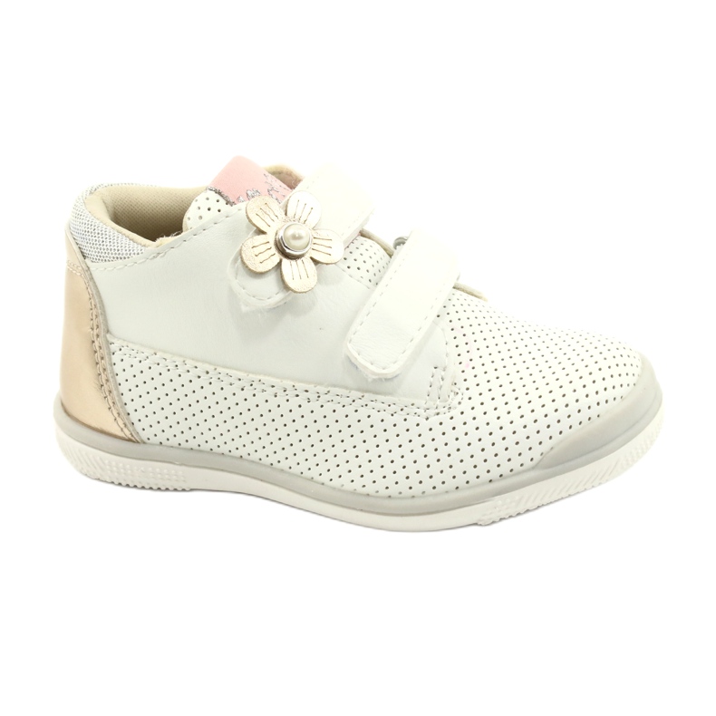 American Club Încălțăminte sport cu velcro GC06 / 21 alb și auriu