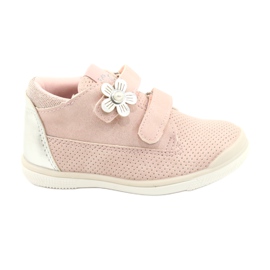 American Club Pantofi sport cu velcro GC06 / 21 Roz-Argintiu