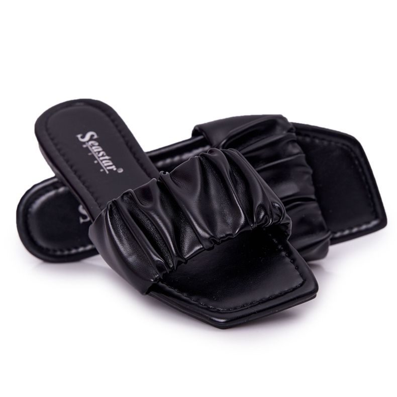 PS1 Papuci negri clasici pentru femei Arată bine negru