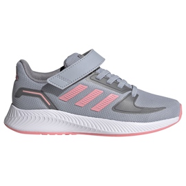 Pantofi copii Adidas Runfalcon 2.0 C gri-roz FZ0111