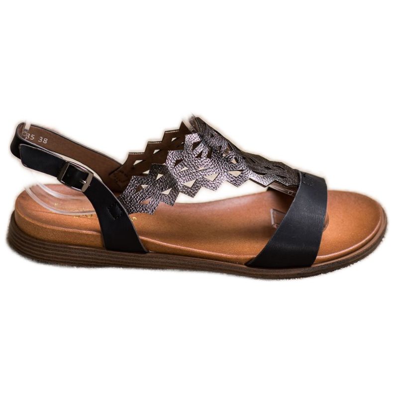 Sandale la modă Sergio Leone negru