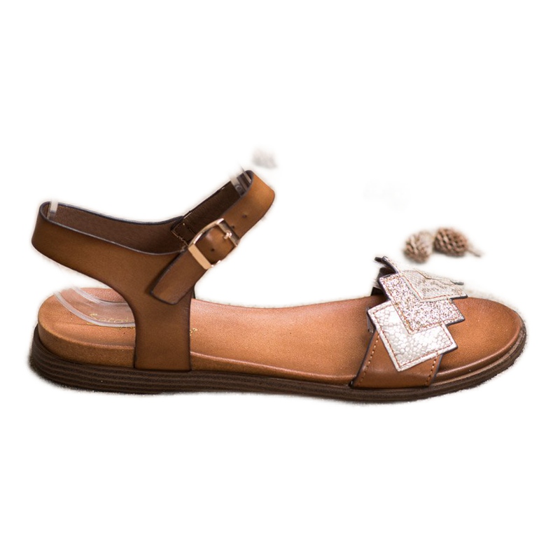 Sandale elegante Sergio Leone maro