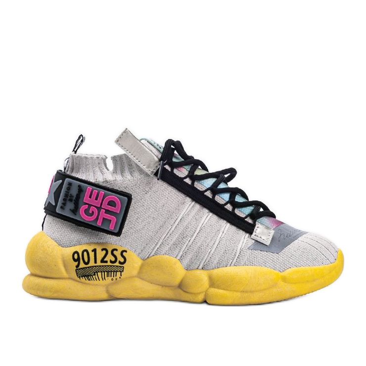 Adidași șosete bej Ava multicolor Adidași șosete bej Ava multicolor