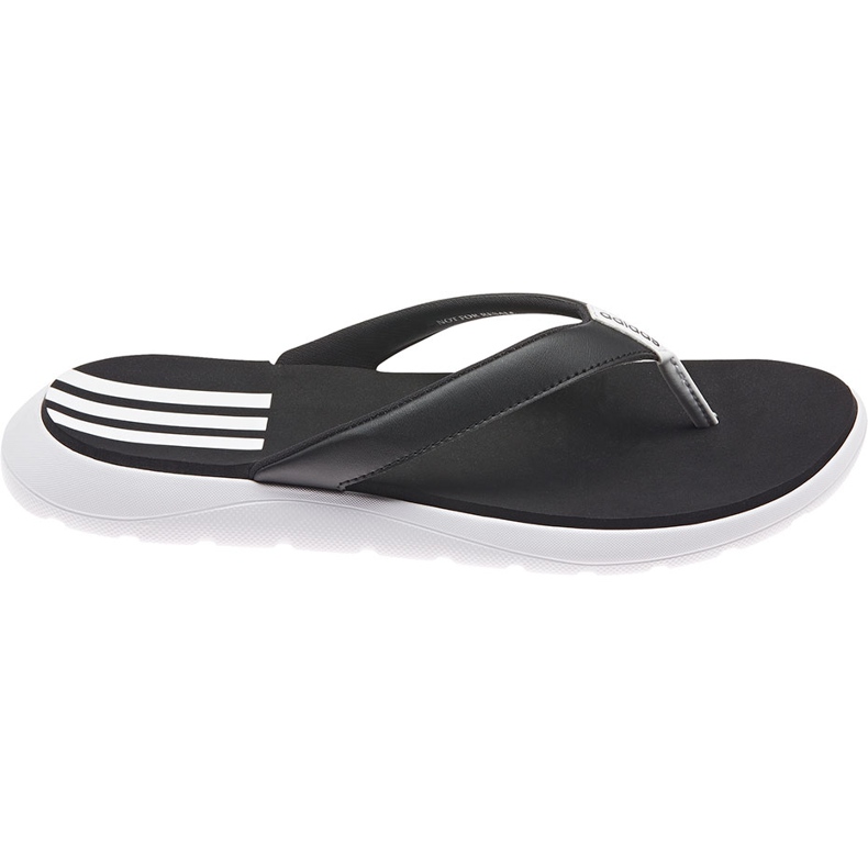 Papuci Adidas Comfort Flip Flop pentru femei, alb-negru, FY8656