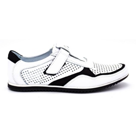 Polbut Pantofi casual din piele pentru bărbați 2102 / 2L albi Polbut Pantofi casual din piele pentru bărbați 2102 / 2L albi
