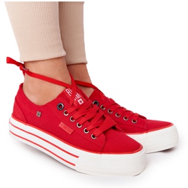 Adidași de damă Pe platforma Big Star HH274053 Roșu roşu