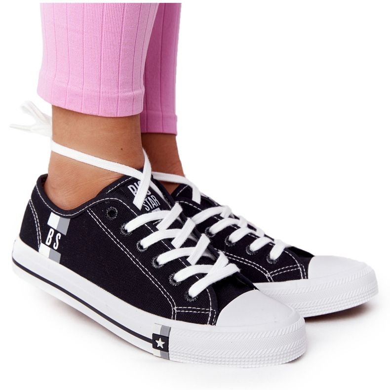 Adidași clasici pentru femei Big Star HH274108 Negru