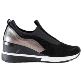 Pantofi VINCEZA Slip On negru